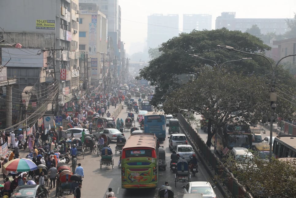 Dhaka’s air quality again turns ‘unhealthy’