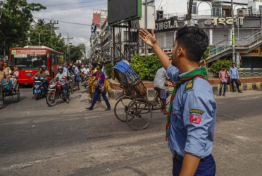 Students to serve as traffic police for 4 hours daily