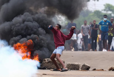 Protesters face bullets for political change in Mozambique