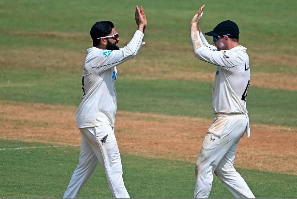 India out for 263 in third Test, lead New Zealand by 28