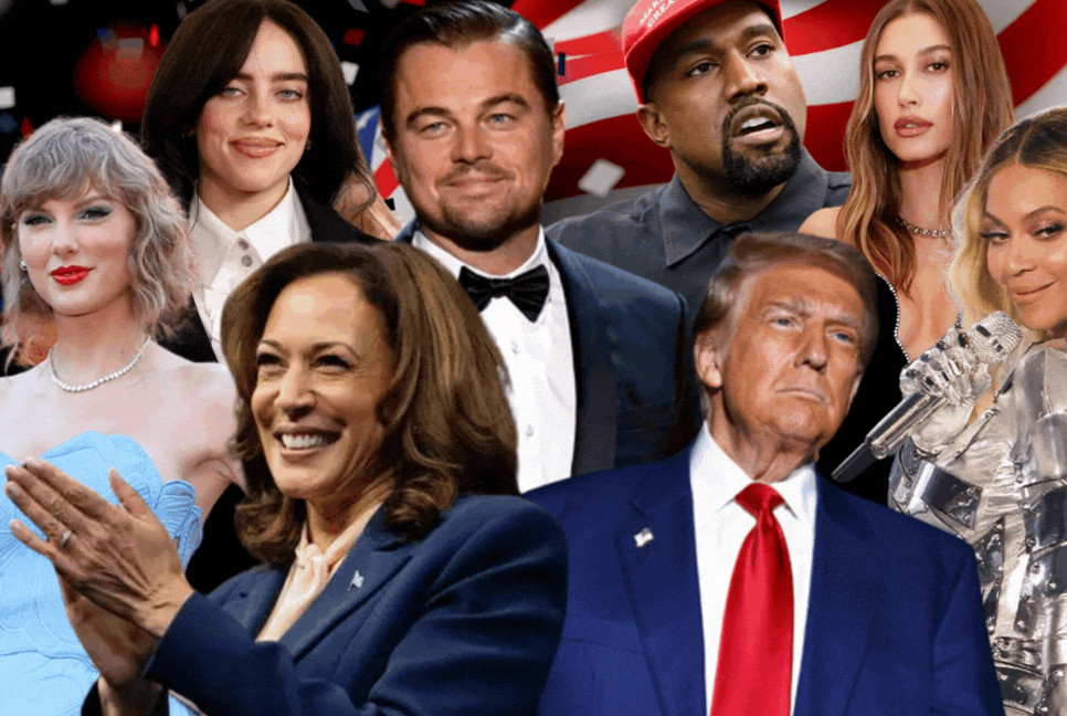 Motives behind American celebrities to support presidential candidates