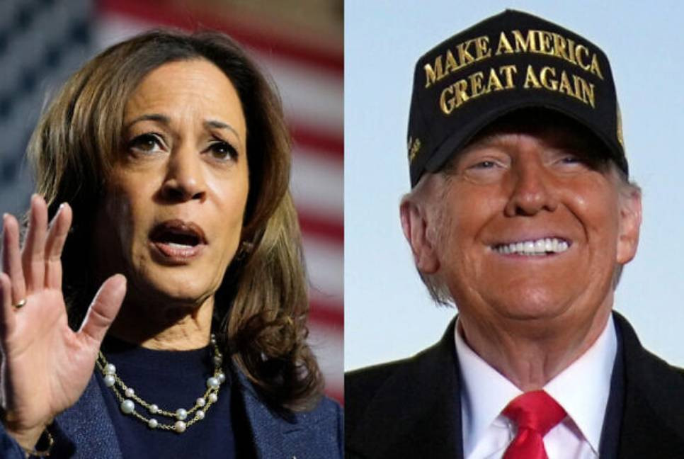 Harris vows end to Gaza war, Trump’s tone darkens in final hours of campaign