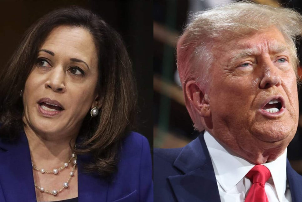 Trump at 230 electoral votes, Harris at 210