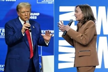 Trump at 168 electoral votes, Harris at 81