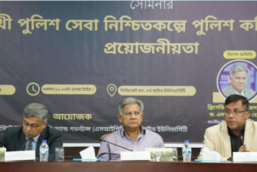 Restoring public-police relations an urgent need: Shakhawat Hossain