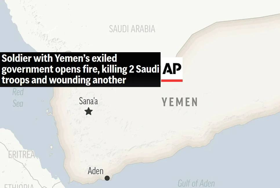 Two Saudi army officials killed in gun attack in Yemen