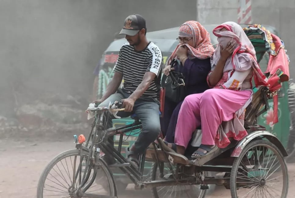 Dhaka’s air quality again turns ‘unhealthy’