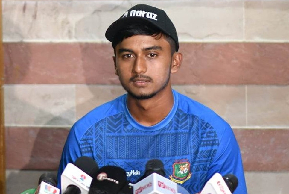 BCB selects Shahadat Dipu to replace injured Shanto for West Indies Test series