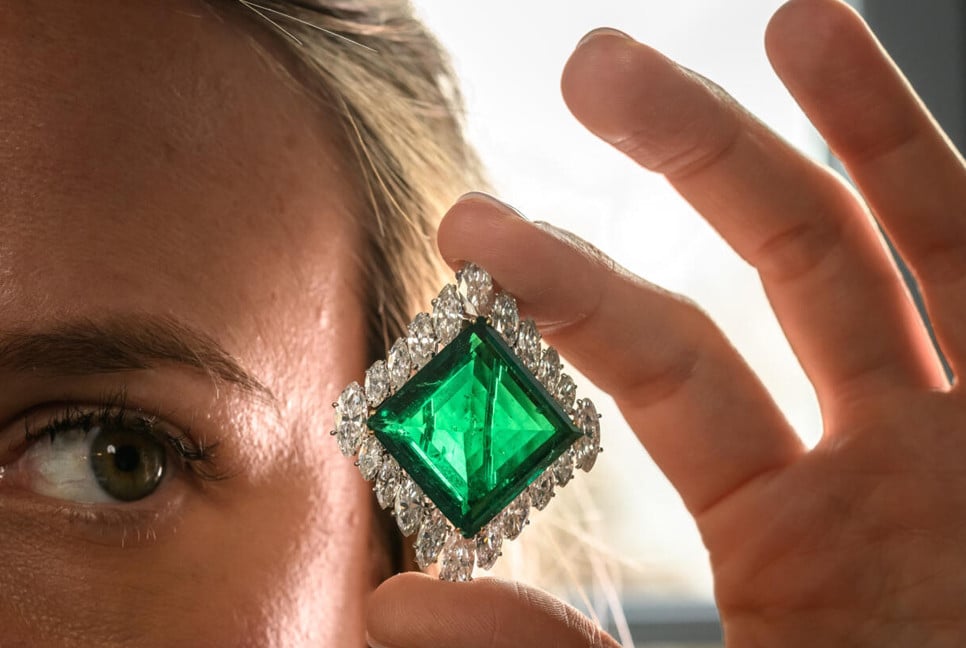 Aga Khan's 37-carat emerald sets $9 million record