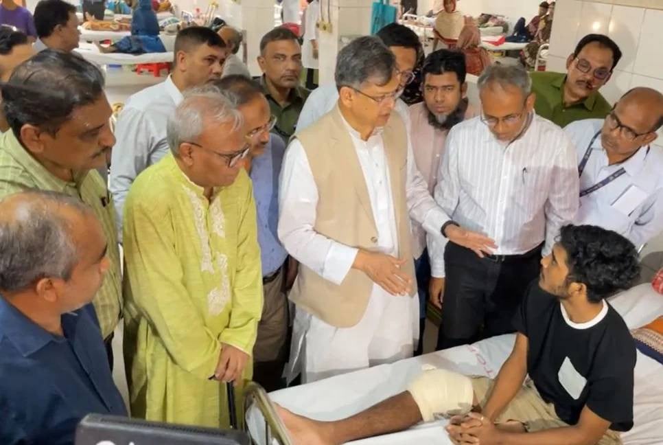 BNP leaders visit July movement injured