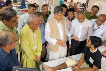 BNP leaders visit July movement injured