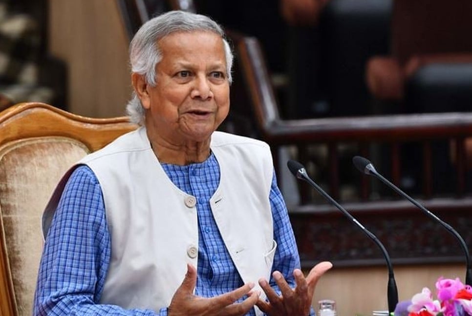 Prof Yunus urges foreign guests to see graffiti drawn by youths