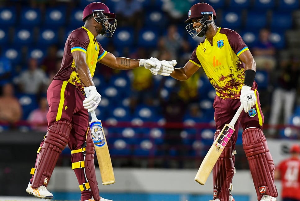 West Indies beat England by 5wkts in 4th T20I