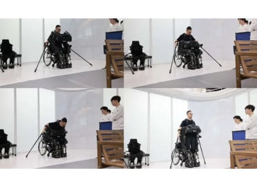 Exoskeleton enables paralyzed to walk and regain independence