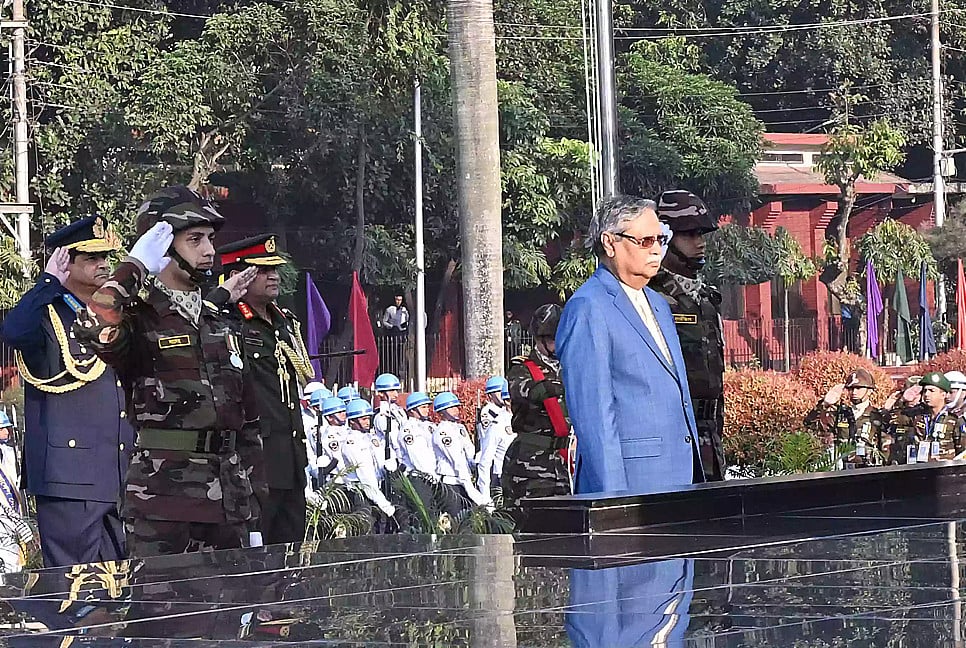 President Shahabuddin recalls Liberation War martyrs on Armed Forces Day