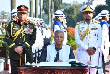 Armed Forces Day: Chief Adviser Yunus pays tribute at Shikha Anirban