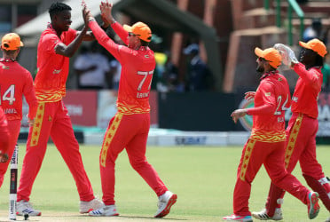 Zimbabwe stuns new-look Pakistan in rain-affected 1st ODI