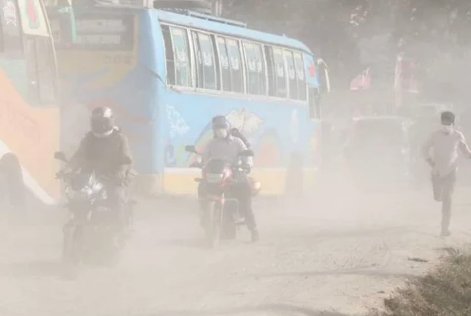 Dhaka breathes worst air quality on Monday morning