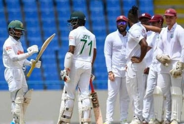 Bangladesh suffer 201-run defeat in first Test against WI