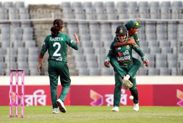 Tigresses registered a record 154-run victory