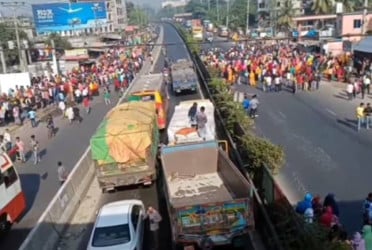 RMG workers block Dhaka-Tangail highway over unpaid wages