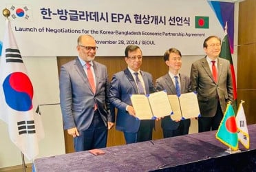 Dhaka and Seoul kick off negotiation to sign EPA