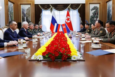 Russian defense minister visits N. Korea