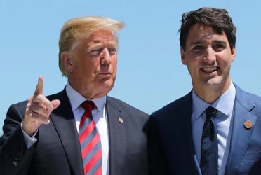 Trudeau meets Trump to talk trade amid tariff threat