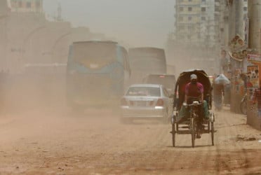 Dhaka’s air most polluted worldwide this morning