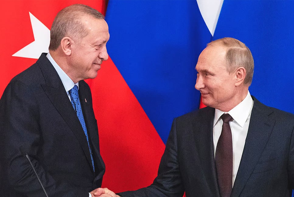 There are only two real leaders left in the world - me and Putin: Erdogan