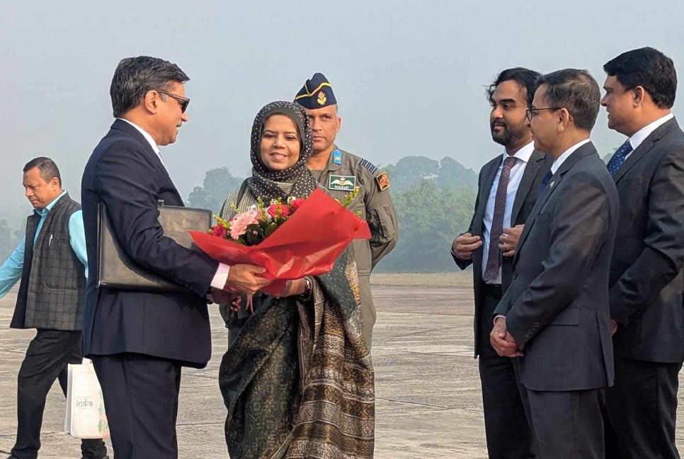 Indian FS arrives in Dhaka