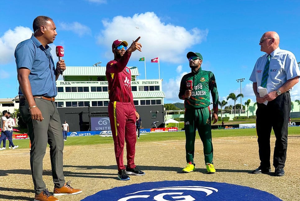 Windies opt to bowl first in 2nd ODI against Bangladesh