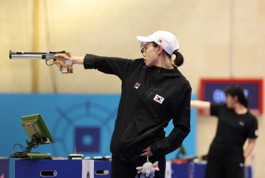 Viral Olympic sharpshooter Kim appears in Balenciaga campaign