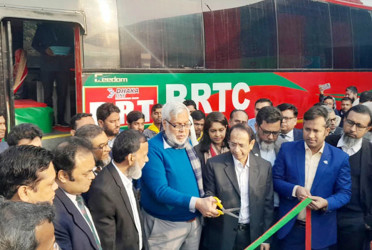 Bus service launched in BRT project