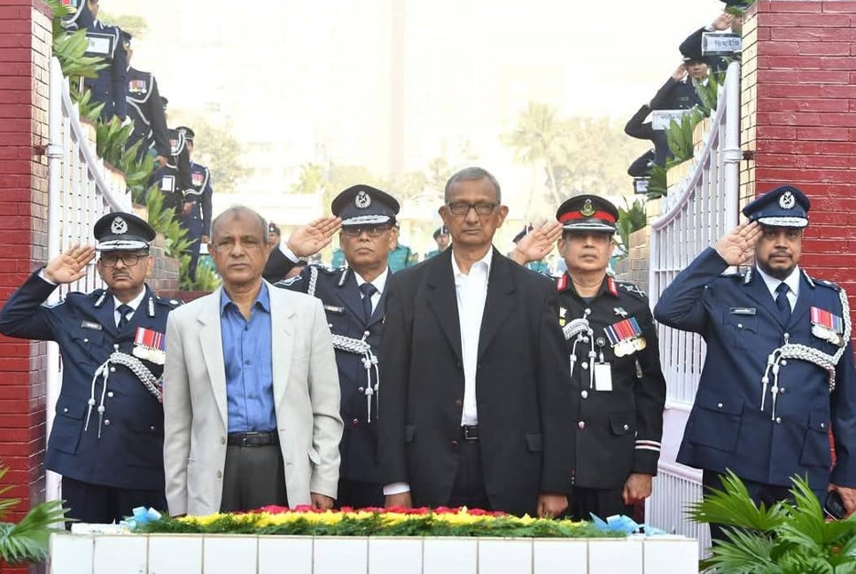 Home Adviser, Special Assistant to CA, IGP pay homage at Rajarbadh police lines