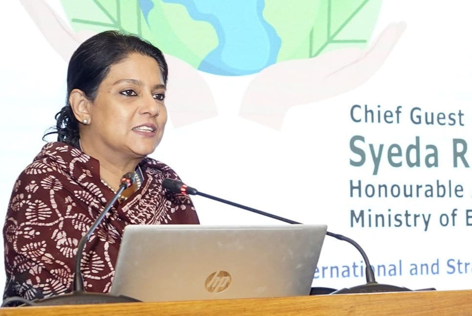 Government committed to optimal use of climate budget: Syeda Rizwana Hasan