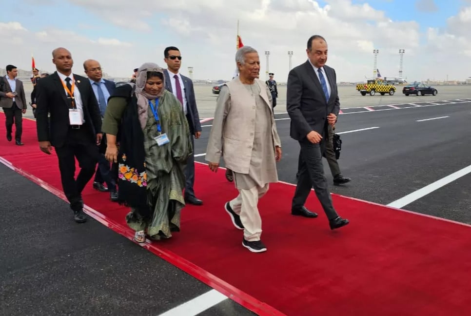 CA reaches Cairo to join D-8 Summit