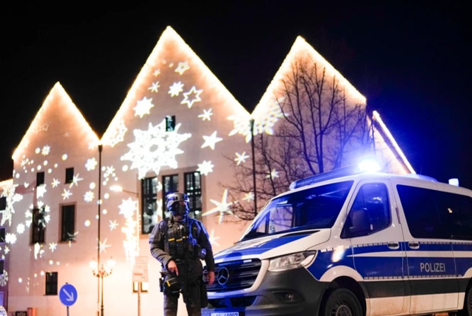 At least 2 killed, 60 injured as car crashes into German Christmas market