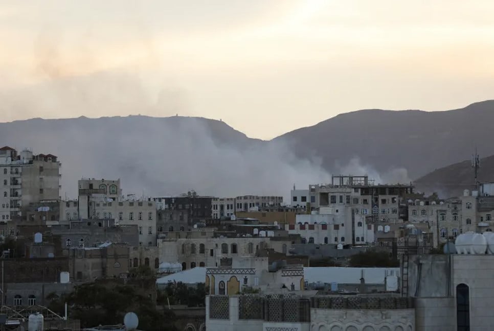 US conducts strikes against Houthi targets in Yemen’s capital