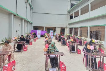 Shuvosangho empowers 20 underprivileged women in Boalkhali with sewing machines