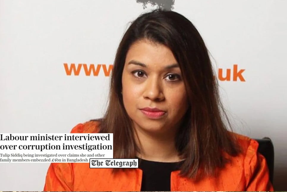 Tulip Siddiq interviewed over corruption investigation