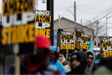 Amazon and Starbucks workers on strike, Trump's connection suspected