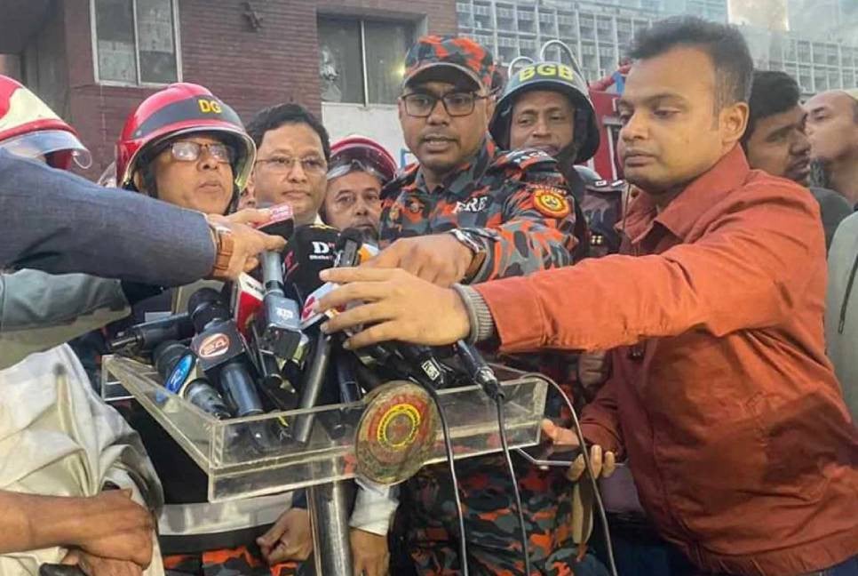 Fire at Bangladesh Secretariat building doused