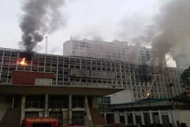 8th, 9th floors mostly damaged by secretariat fire