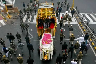 India mourns Manmohan Singh with full state funeral