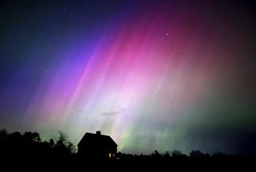 Northern lights could be visible in upper fringes of the US this New Year’s Eve