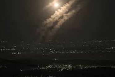 Israel says intercepted two projectiles fired from central Gaza