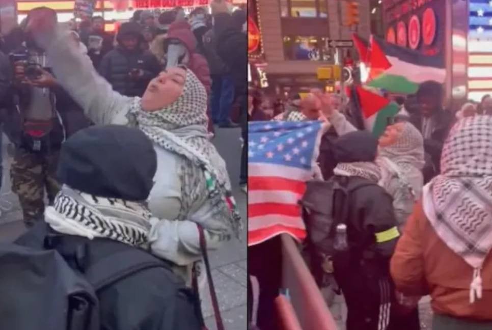 Anti-Israel protesters call for "Intifada Revolution" in New York