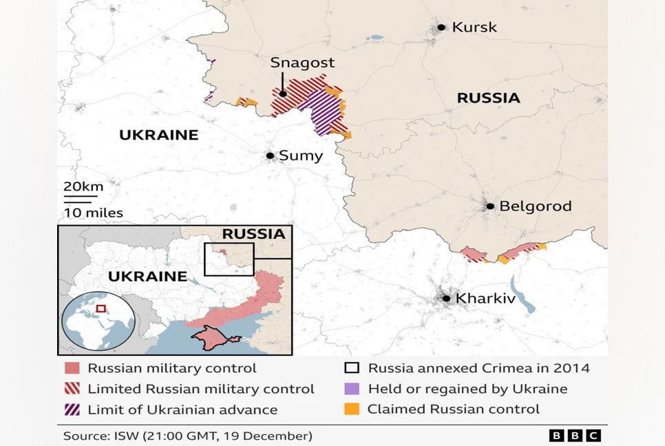 Ukraine launches new offensive in Russia's Kursk region