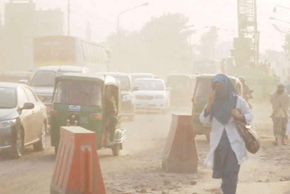 Dhaka's air quality rated 'very unhealthy' on Tuesday